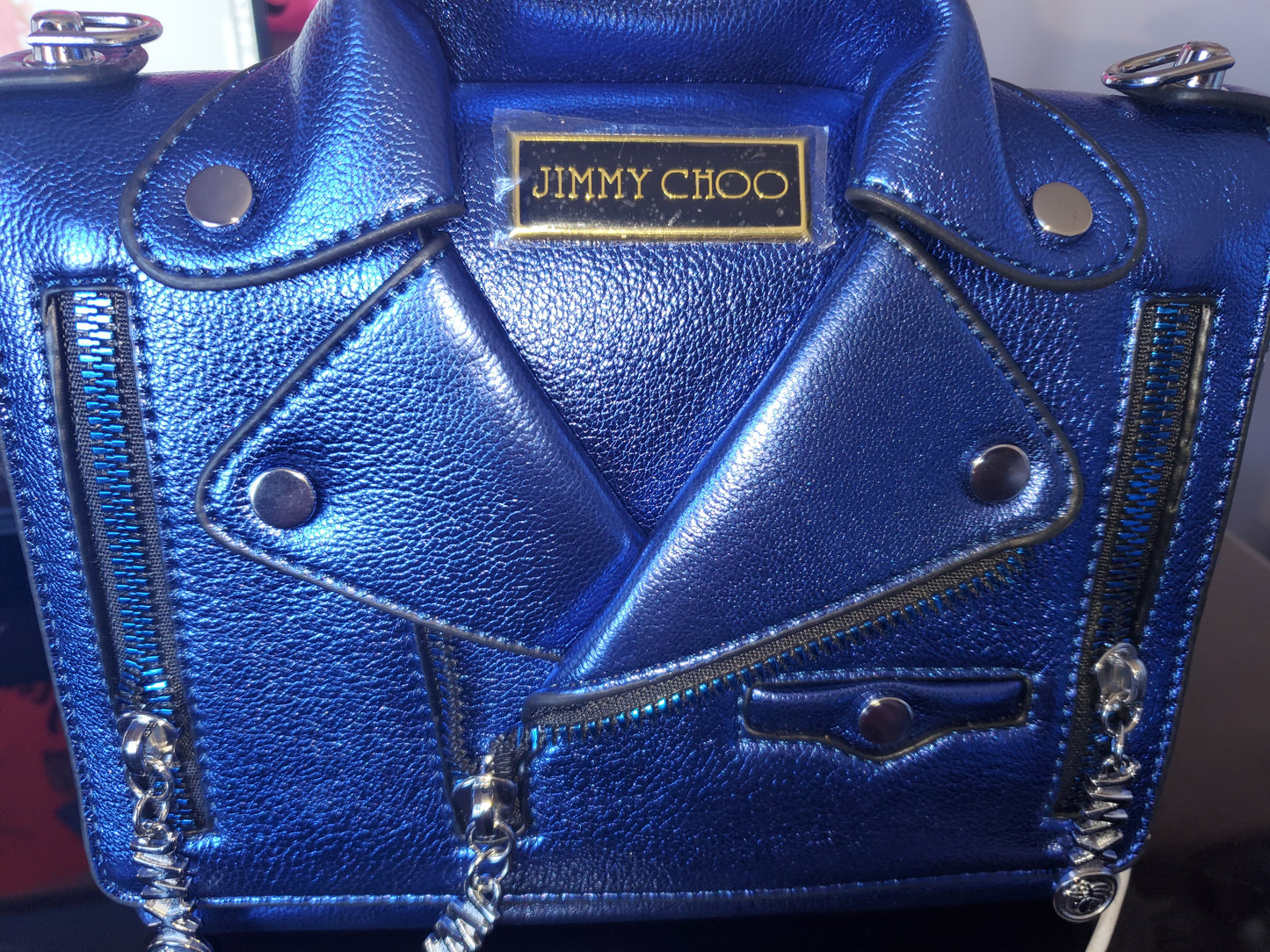 Leather Luxury Motorcycle Style Purse