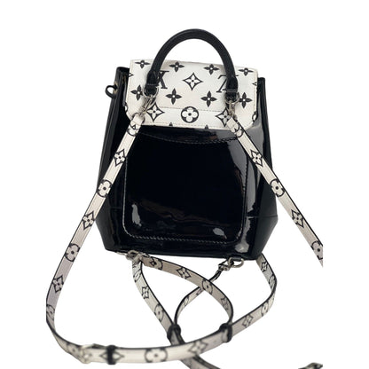 LOUIS VUITTON Hot Springs Backpack White Monogram and Patent Leather