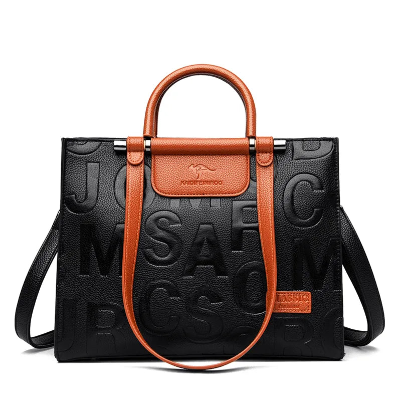 Pandora J Embossed Boss Tote