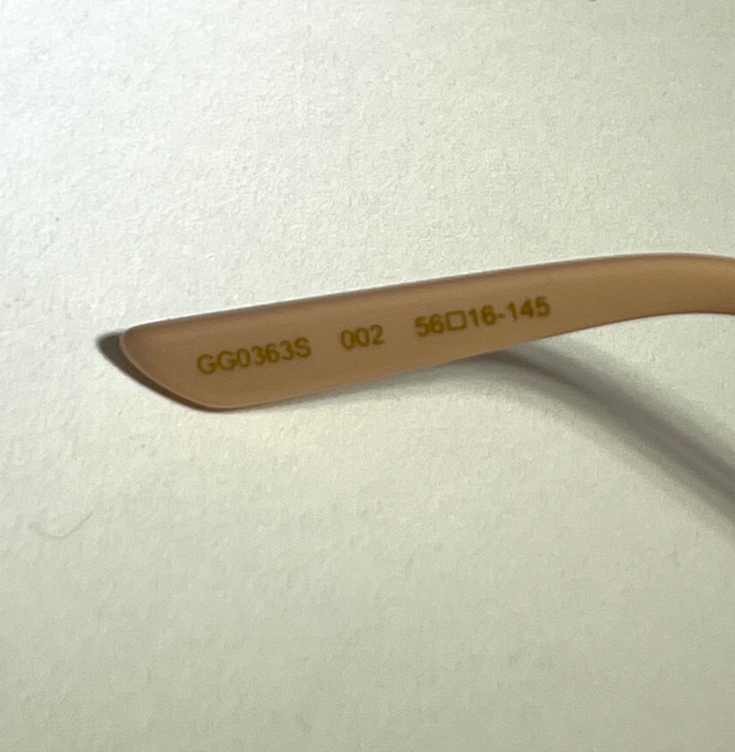 Gucci Flip-Up Sunglasses Rectangle Red Gold frames