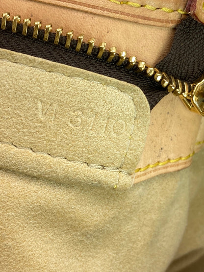 Louis Vuitton BOETIE PM Monogram Brown Canvas Hobo Tote Bag Pre owned