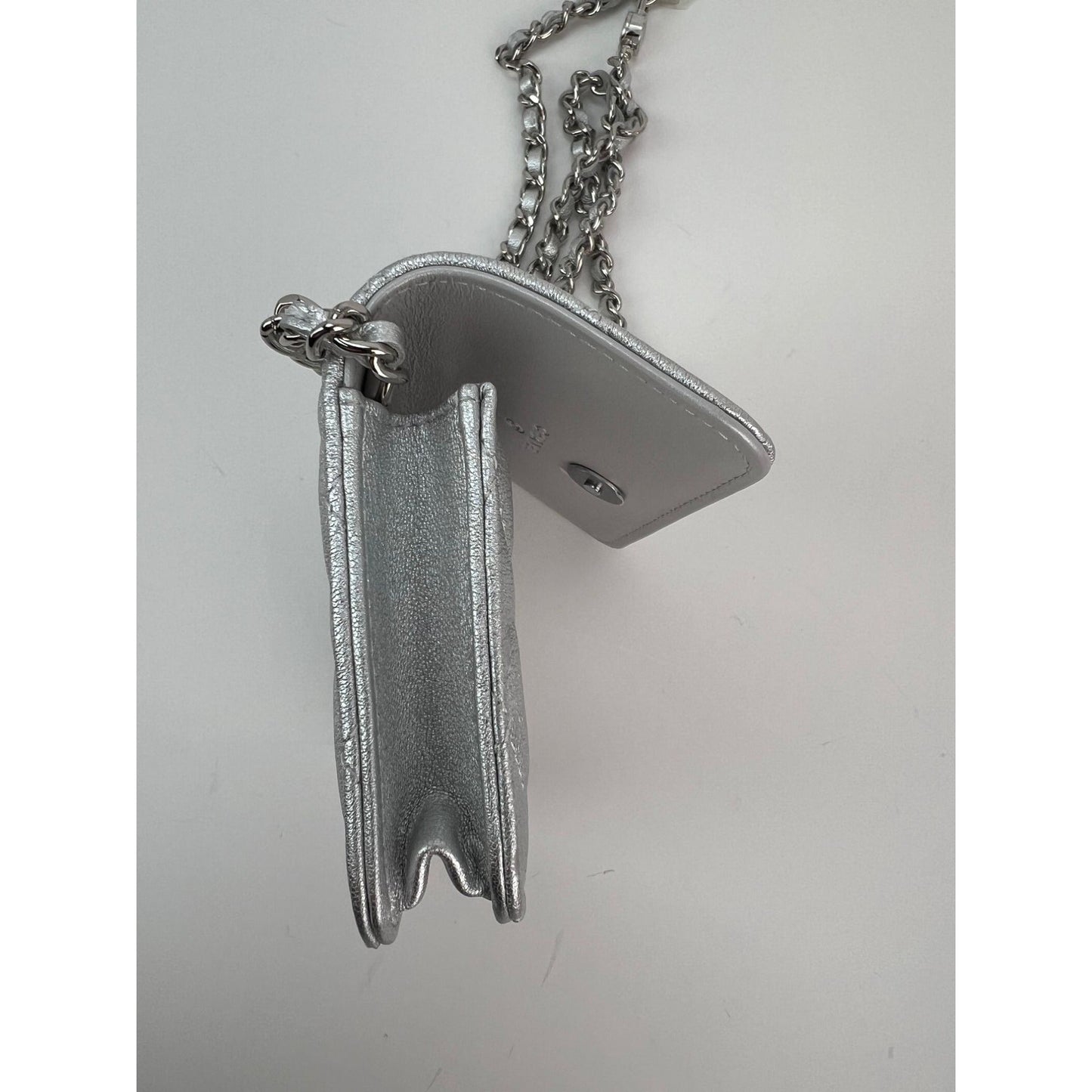 Chanel Metallic Goatskin Quilted Star Flap Waist Belt Shoulder Bag