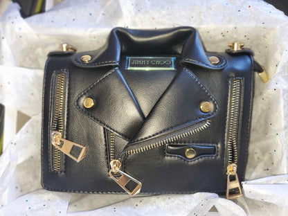 Leather Luxury  Motorcycle Style Purse