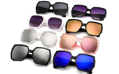 Luxury Brand Oversized Square Sunglasses