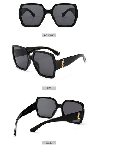 Luxury Brand Oversized Square Sunglasses