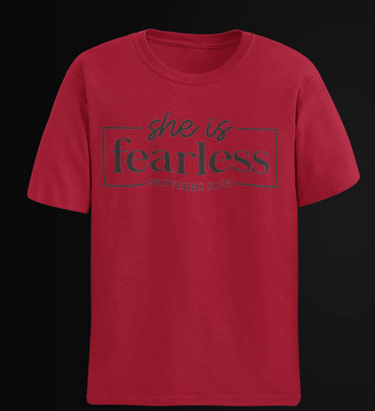 She is Fearless Short Sleeve State Tee