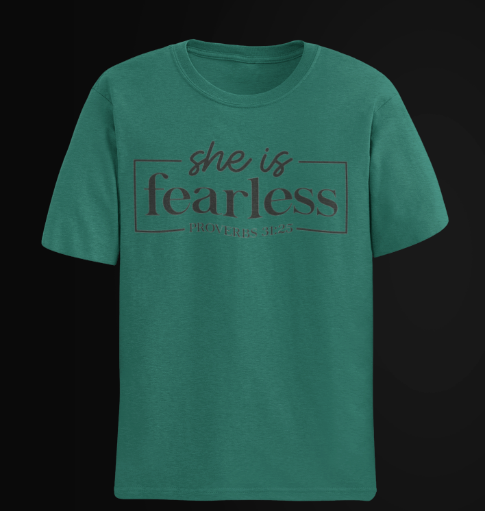 She is Fearless Short Sleeve State Tee