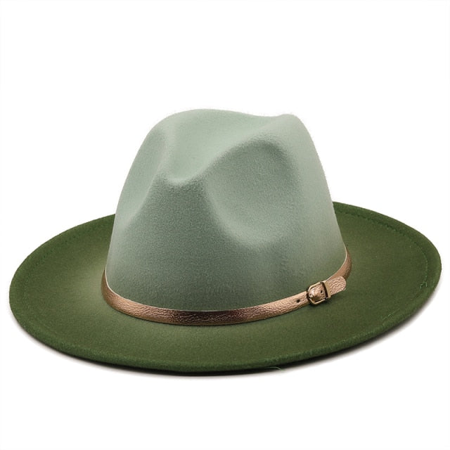 Green Ombre Fedora